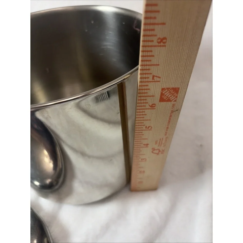 Vintage Farberware Aluminum Clad 6 Qt Stock Pot w Lid  Bottom NYC-USA